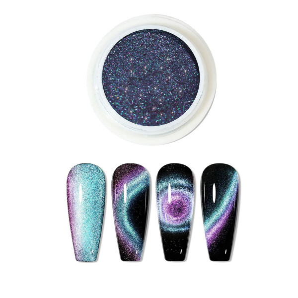 Cat Eye Pigment Nailart