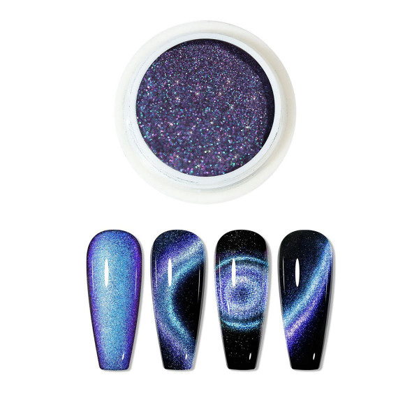 Cat Eye Pigment Nailart