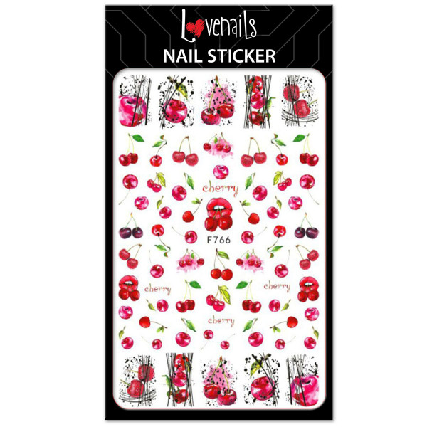 Nail Sticker Kirschen Nagelsticker