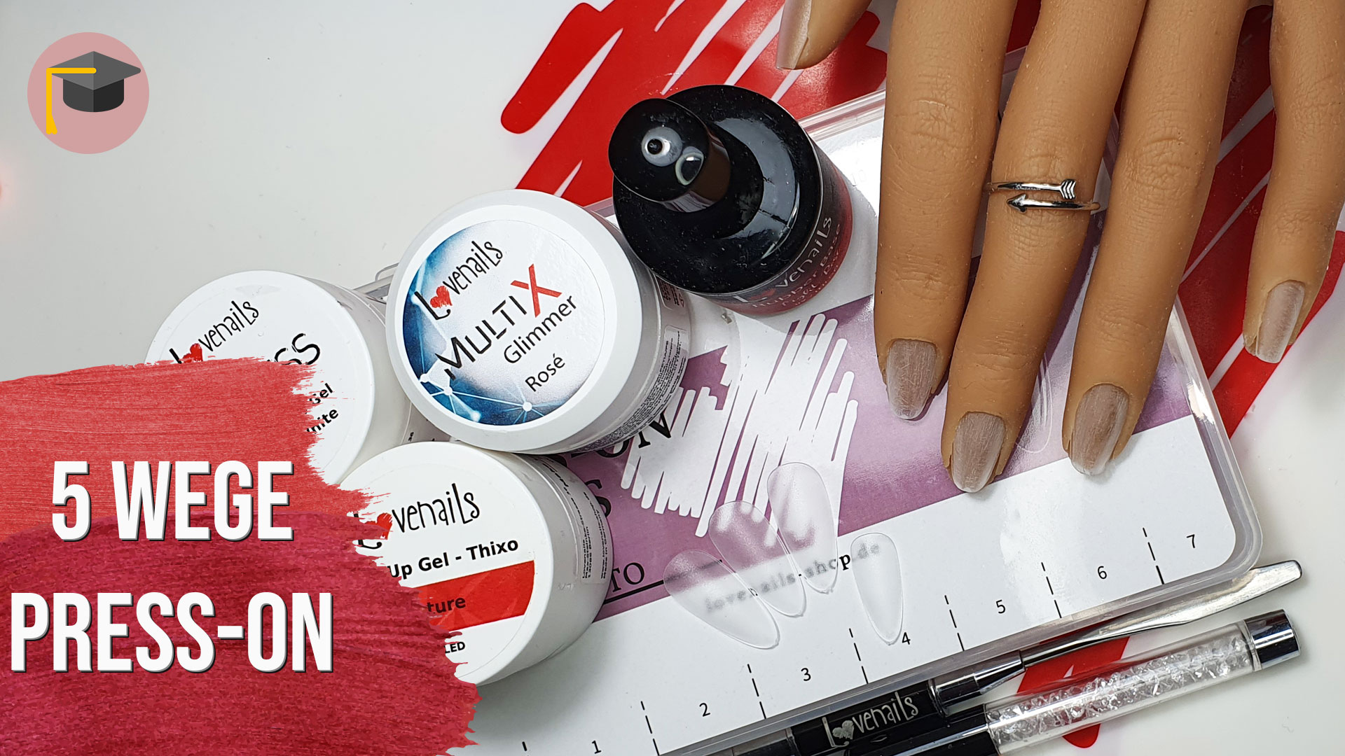 5 Wege Press-On Tips zu befestigen