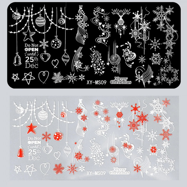 Xmas Stamping Schablone Weihnachten